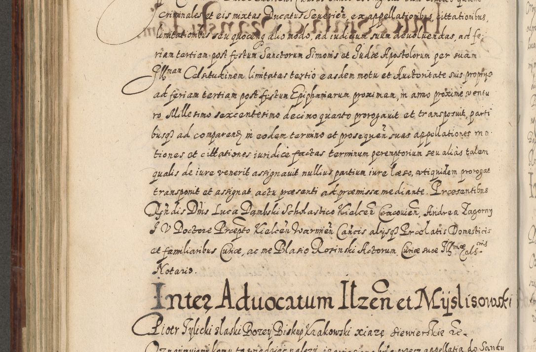 Zdjęcie nr 613 dla obiektu archiwalnego: Acta actorum causarum spiritualium, civilium, criminalium, obligationum, quiettationum, inscriptionum, cessionum, decimarum, testamentorum, Illustrissimi et Reverendissimi Domini Domini Martini Szyszkowski Dei &amp; Apostolicae Sedis gratia Episcopi Cracovienisis Ducis Severiensis in annis 1617, 1618, 1619. Tomus Primus.
