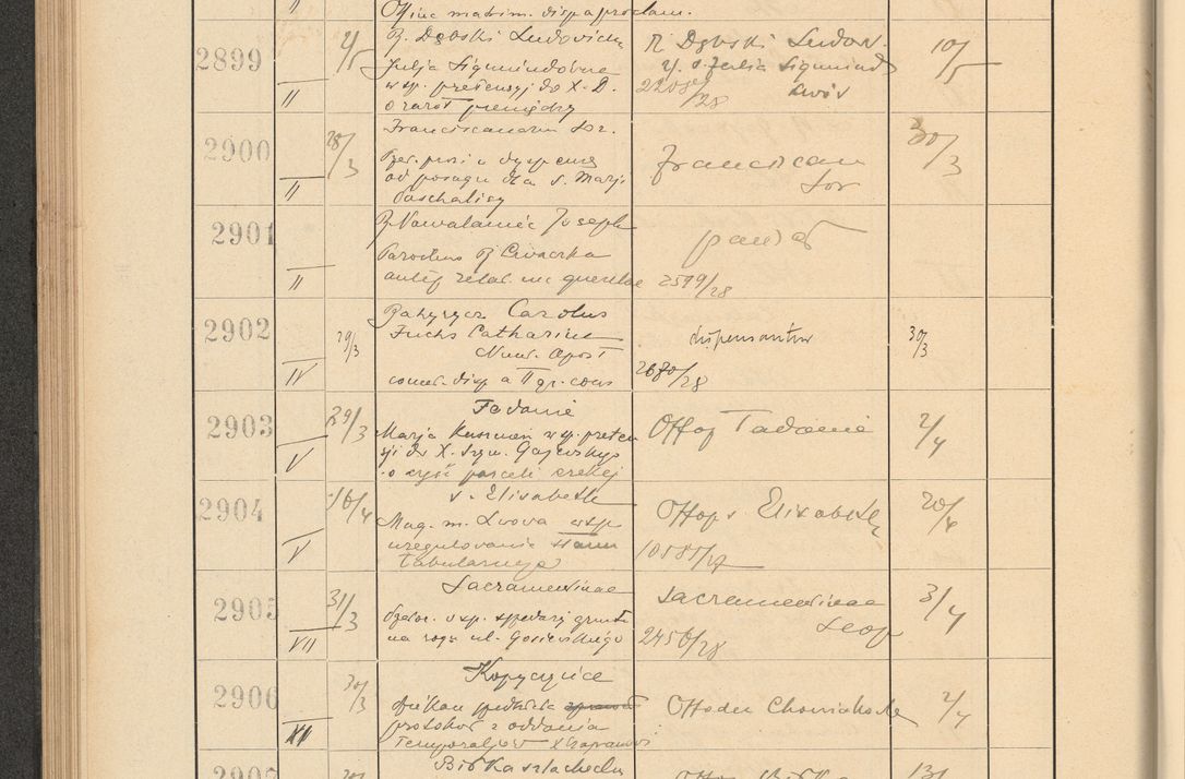 Zdjęcie nr 206 dla obiektu archiwalnego: Protocollum Consistorii lat. Leop. 1928