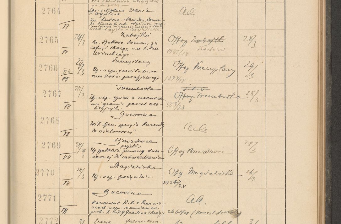 Zdjęcie nr 197 dla obiektu archiwalnego: Protocollum Consistorii lat. Leop. 1928