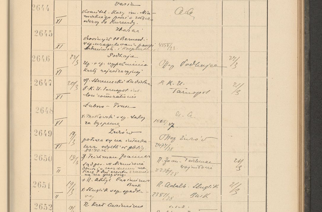 Zdjęcie nr 189 dla obiektu archiwalnego: Protocollum Consistorii lat. Leop. 1928