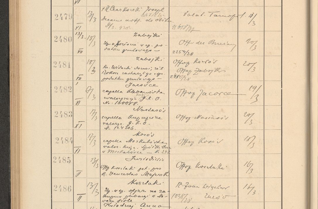 Zdjęcie nr 178 dla obiektu archiwalnego: Protocollum Consistorii lat. Leop. 1928