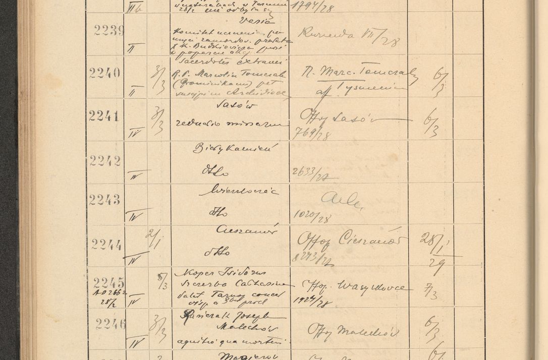 Zdjęcie nr 162 dla obiektu archiwalnego: Protocollum Consistorii lat. Leop. 1928
