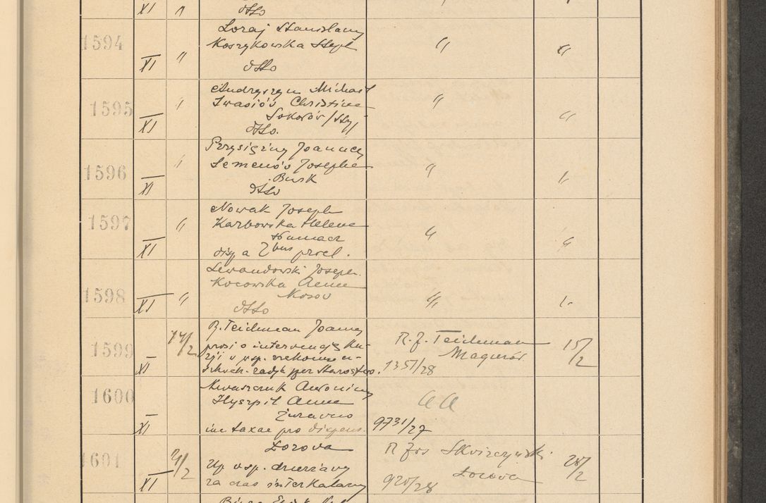 Zdjęcie nr 119 dla obiektu archiwalnego: Protocollum Consistorii lat. Leop. 1928