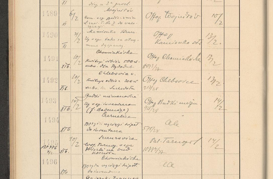 Zdjęcie nr 112 dla obiektu archiwalnego: Protocollum Consistorii lat. Leop. 1928