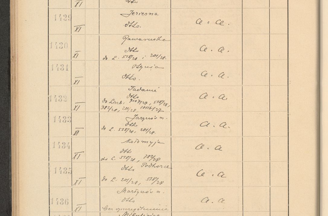 Zdjęcie nr 108 dla obiektu archiwalnego: Protocollum Consistorii lat. Leop. 1928
