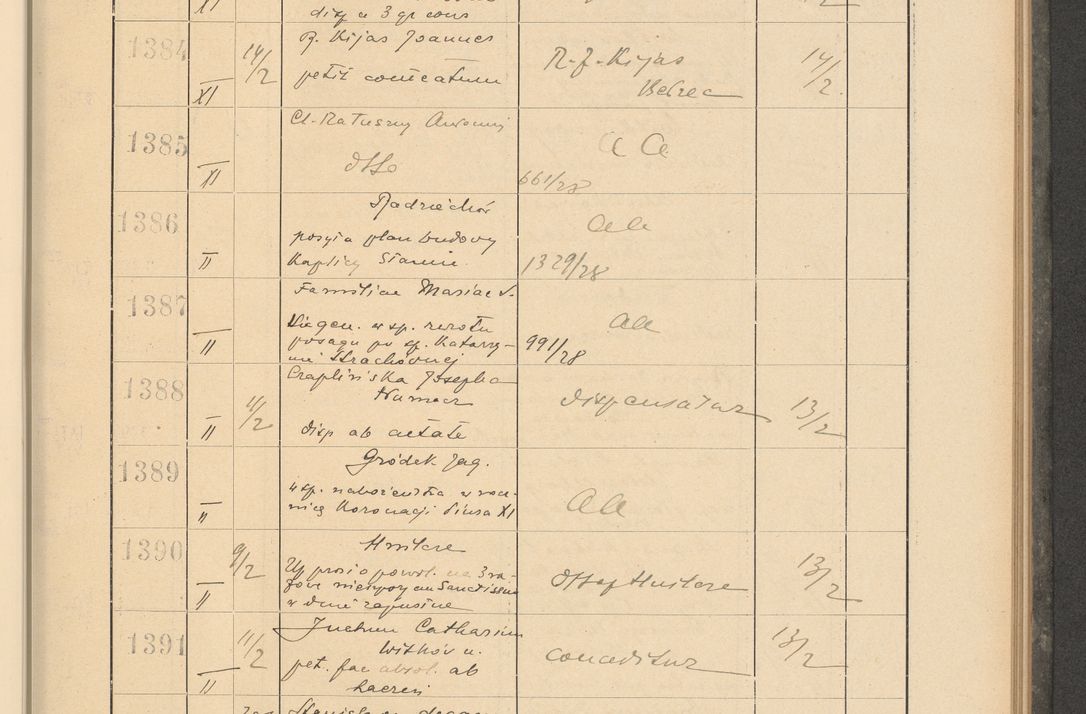 Zdjęcie nr 105 dla obiektu archiwalnego: Protocollum Consistorii lat. Leop. 1928