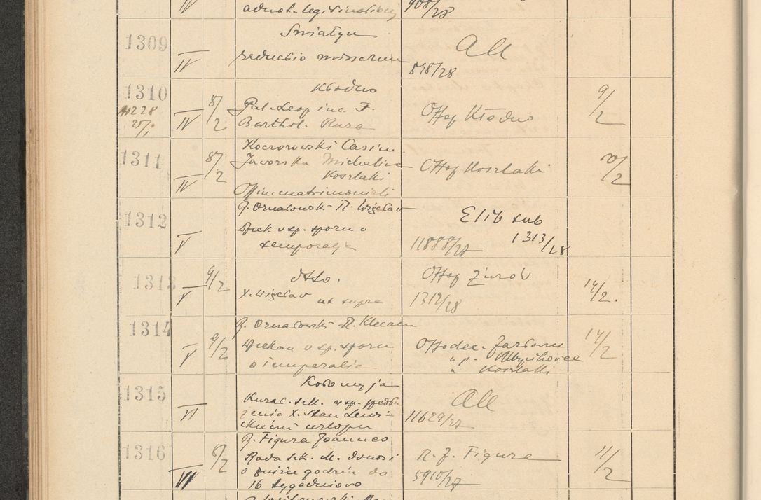 Zdjęcie nr 100 dla obiektu archiwalnego: Protocollum Consistorii lat. Leop. 1928