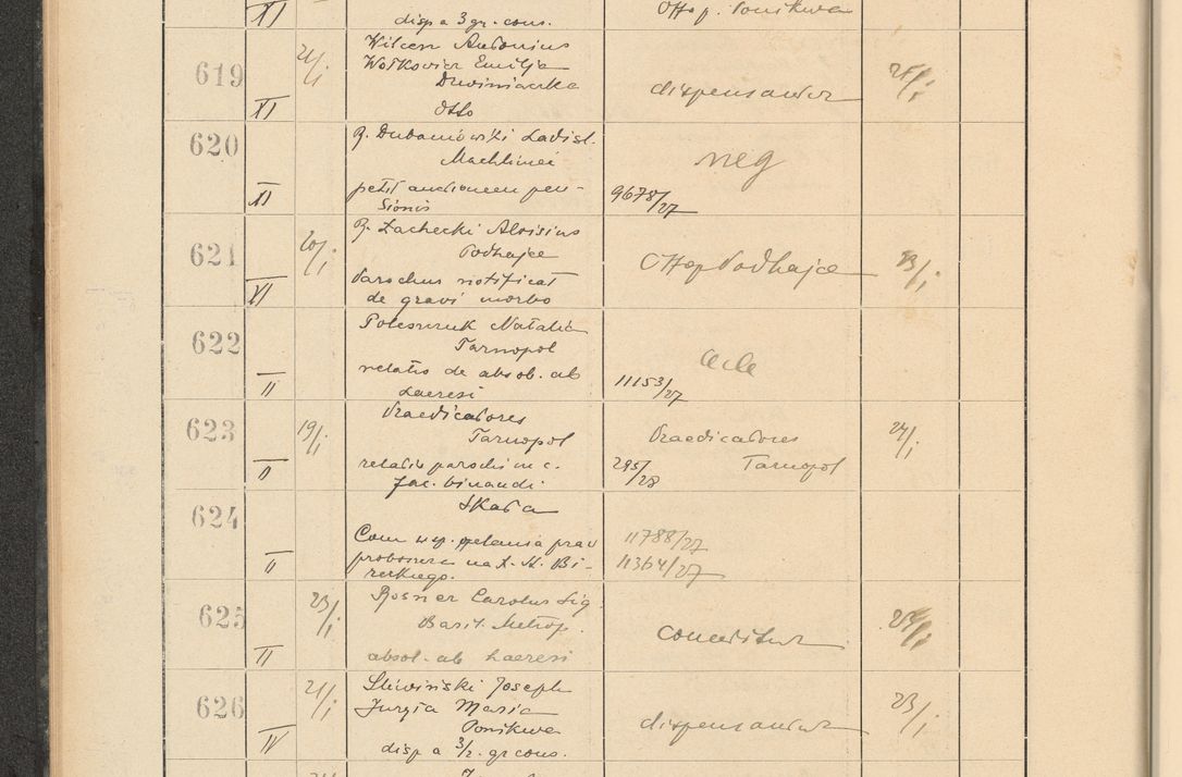Zdjęcie nr 54 dla obiektu archiwalnego: Protocollum Consistorii lat. Leop. 1928