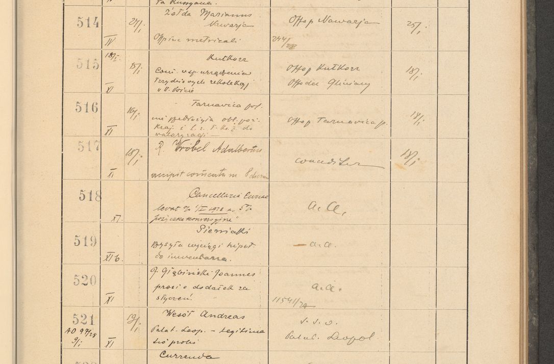 Zdjęcie nr 47 dla obiektu archiwalnego: Protocollum Consistorii lat. Leop. 1928