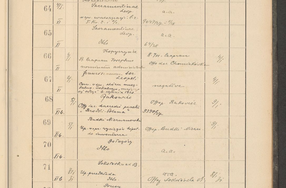 Zdjęcie nr 17 dla obiektu archiwalnego: Protocollum Consistorii lat. Leop. 1928