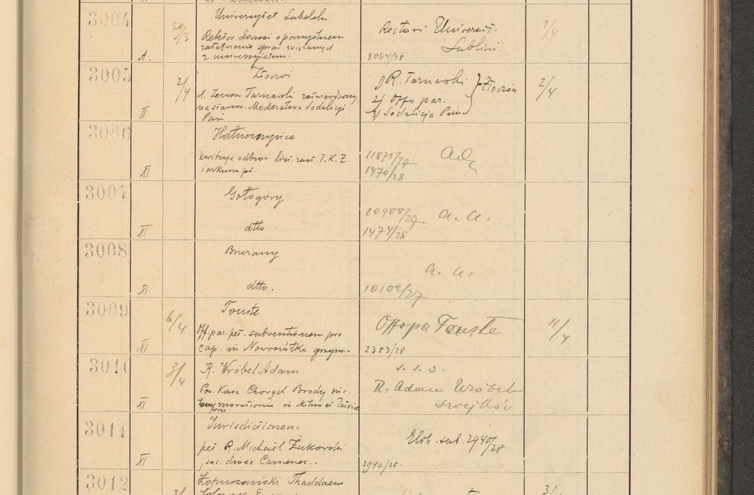 Zdjęcie nr 213 dla obiektu archiwalnego: Protocollum Consistorii lat. Leop. 1928