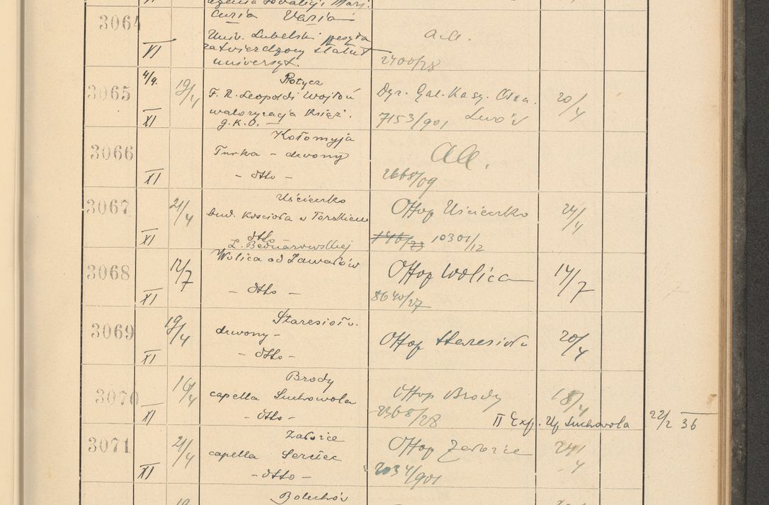 Zdjęcie nr 217 dla obiektu archiwalnego: Protocollum Consistorii lat. Leop. 1928