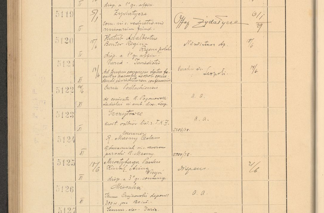 Zdjęcie nr 354 dla obiektu archiwalnego: Protocollum Consistorii lat. Leop. 1928