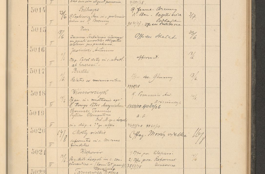 Zdjęcie nr 347 dla obiektu archiwalnego: Protocollum Consistorii lat. Leop. 1928