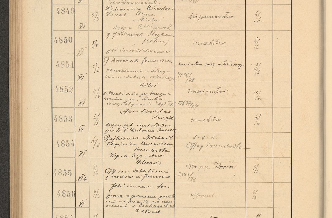 Zdjęcie nr 336 dla obiektu archiwalnego: Protocollum Consistorii lat. Leop. 1928