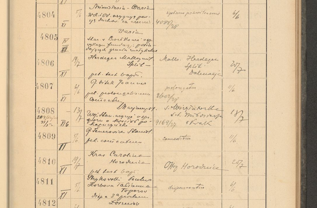 Zdjęcie nr 333 dla obiektu archiwalnego: Protocollum Consistorii lat. Leop. 1928