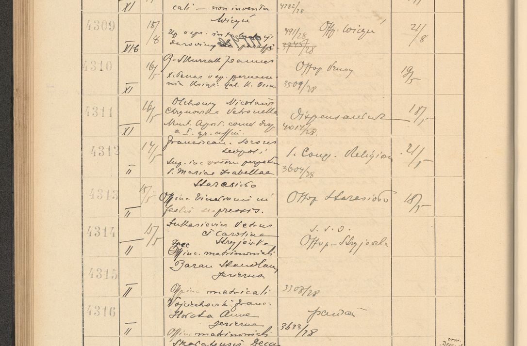 Zdjęcie nr 300 dla obiektu archiwalnego: Protocollum Consistorii lat. Leop. 1928