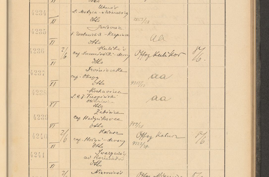 Zdjęcie nr 295 dla obiektu archiwalnego: Protocollum Consistorii lat. Leop. 1928