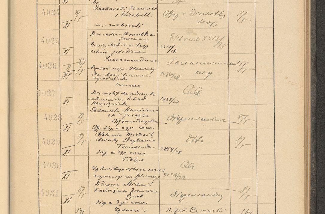 Zdjęcie nr 281 dla obiektu archiwalnego: Protocollum Consistorii lat. Leop. 1928
