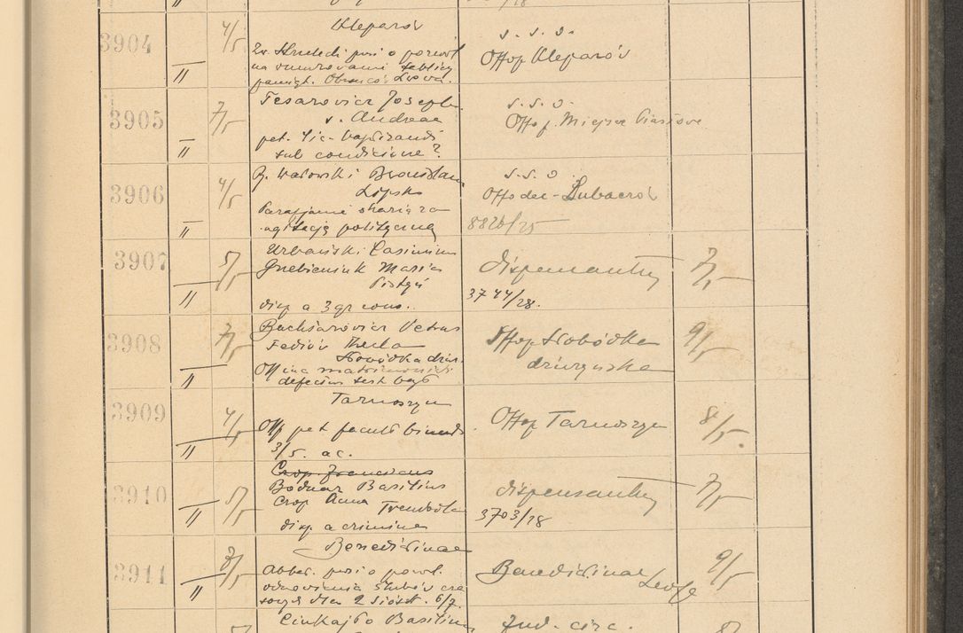 Zdjęcie nr 273 dla obiektu archiwalnego: Protocollum Consistorii lat. Leop. 1928