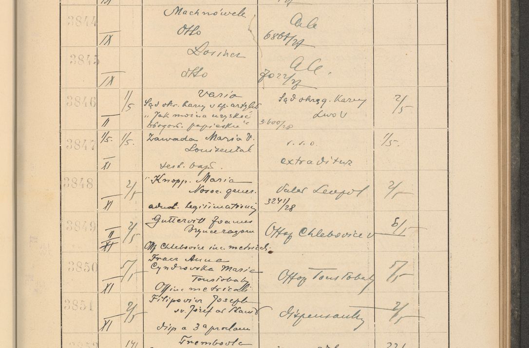 Zdjęcie nr 269 dla obiektu archiwalnego: Protocollum Consistorii lat. Leop. 1928