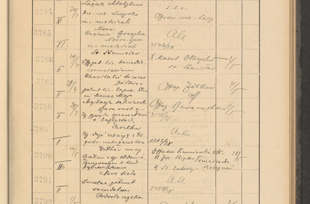 Zdjęcie nr 265 dla obiektu archiwalnego: Protocollum Consistorii lat. Leop. 1928