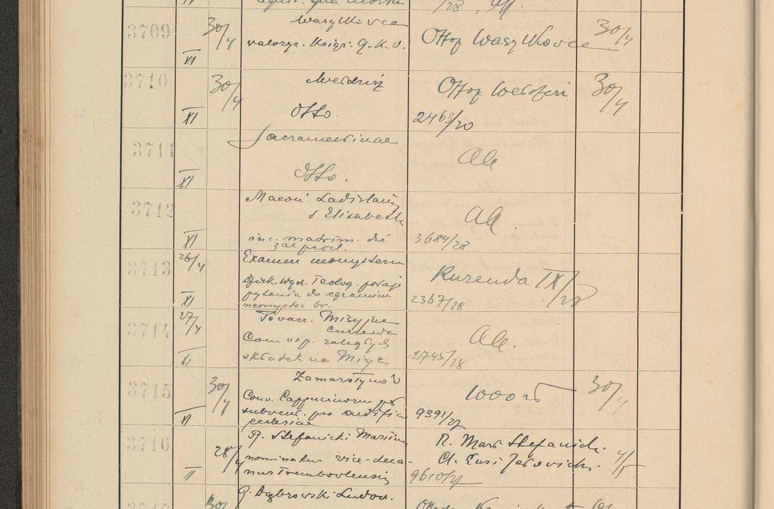 Zdjęcie nr 260 dla obiektu archiwalnego: Protocollum Consistorii lat. Leop. 1928