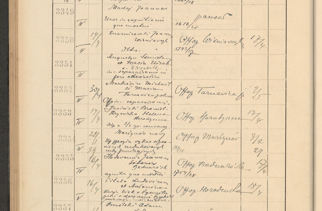 Zdjęcie nr 236 dla obiektu archiwalnego: Protocollum Consistorii lat. Leop. 1928