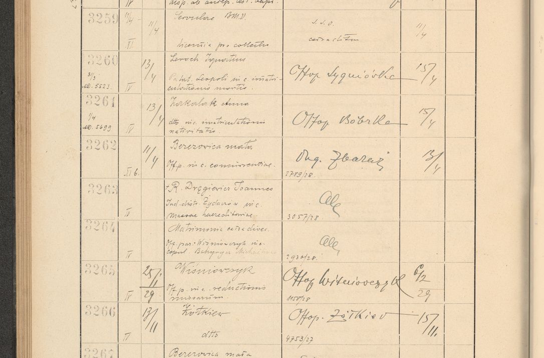 Zdjęcie nr 230 dla obiektu archiwalnego: Protocollum Consistorii lat. Leop. 1928