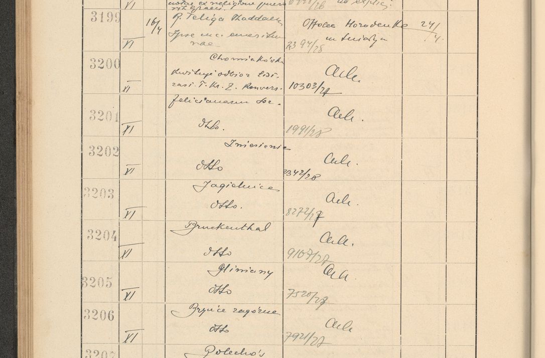 Zdjęcie nr 226 dla obiektu archiwalnego: Protocollum Consistorii lat. Leop. 1928