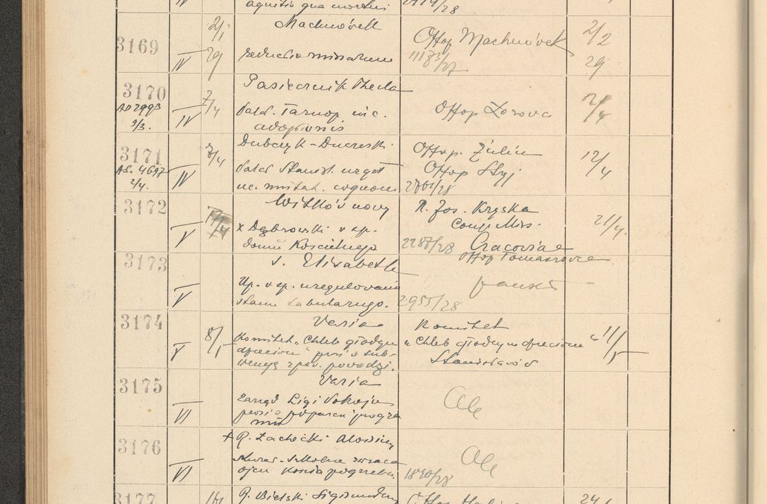 Zdjęcie nr 224 dla obiektu archiwalnego: Protocollum Consistorii lat. Leop. 1928