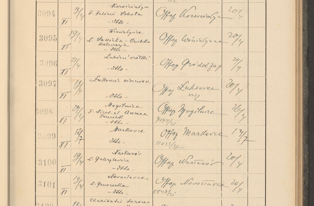 Zdjęcie nr 219 dla obiektu archiwalnego: Protocollum Consistorii lat. Leop. 1928
