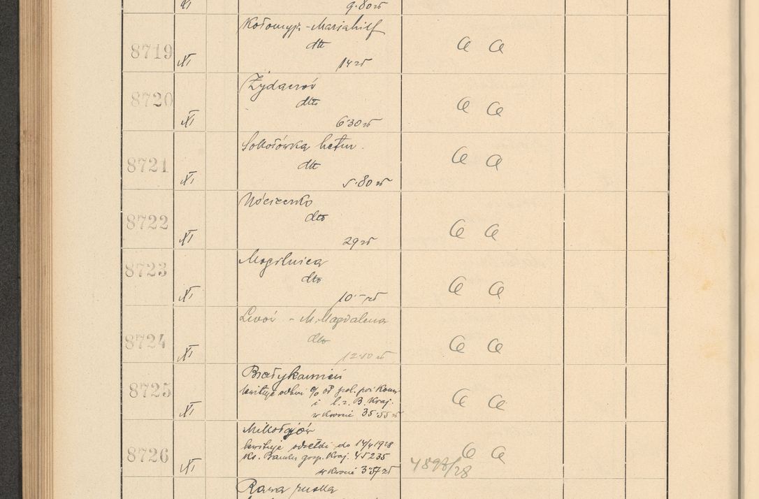 Zdjęcie nr 594 dla obiektu archiwalnego: Protocollum Consistorii lat. Leop. 1928