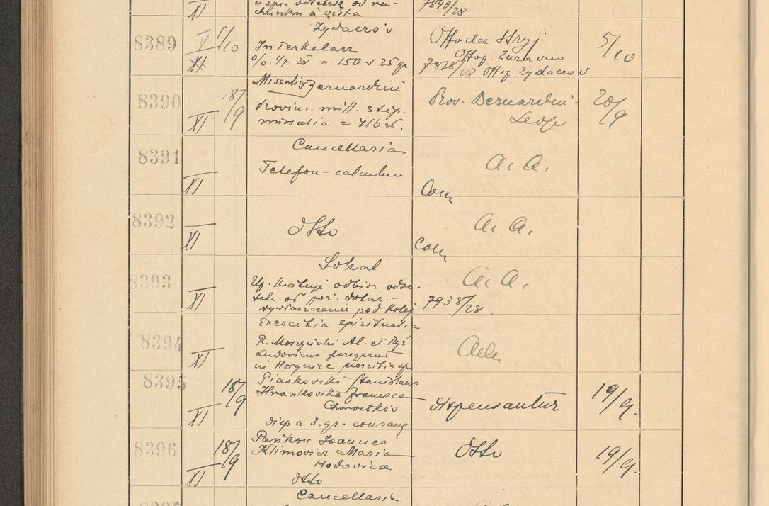 Zdjęcie nr 572 dla obiektu archiwalnego: Protocollum Consistorii lat. Leop. 1928