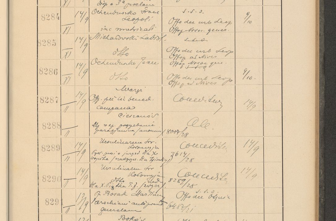 Zdjęcie nr 565 dla obiektu archiwalnego: Protocollum Consistorii lat. Leop. 1928