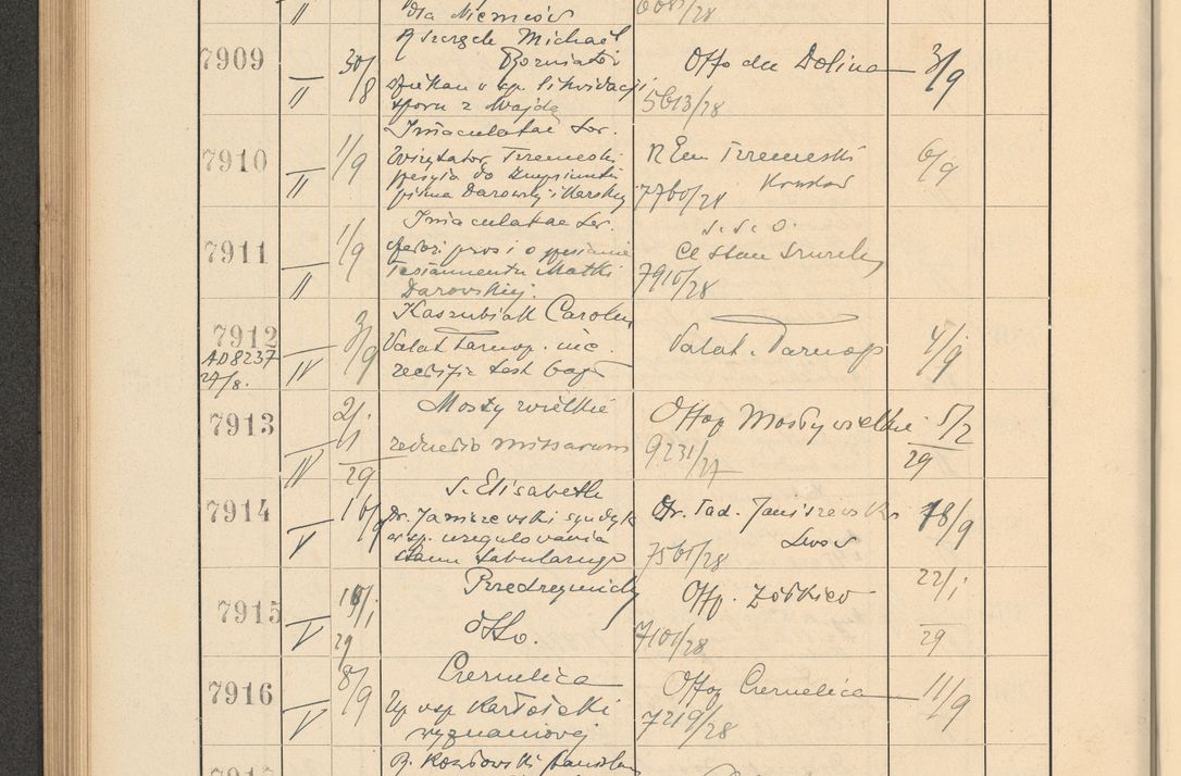 Zdjęcie nr 540 dla obiektu archiwalnego: Protocollum Consistorii lat. Leop. 1928