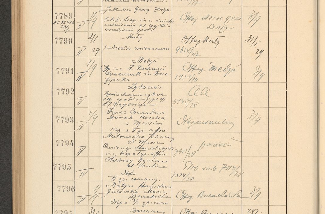Zdjęcie nr 532 dla obiektu archiwalnego: Protocollum Consistorii lat. Leop. 1928