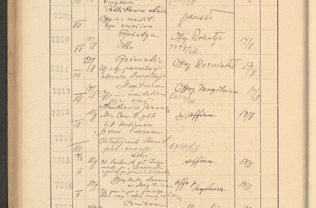 Zdjęcie nr 502 dla obiektu archiwalnego: Protocollum Consistorii lat. Leop. 1928