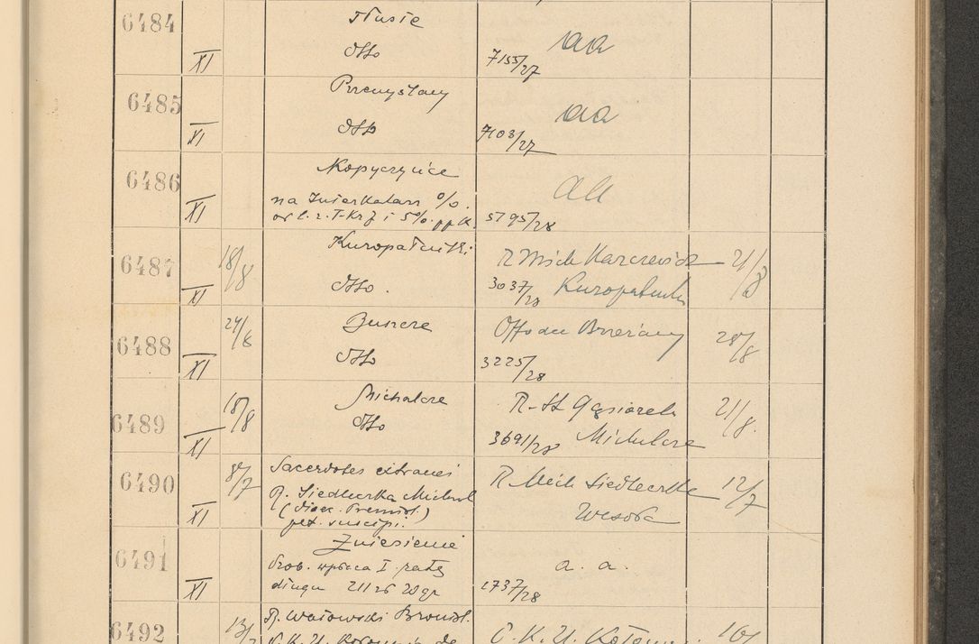 Zdjęcie nr 445 dla obiektu archiwalnego: Protocollum Consistorii lat. Leop. 1928