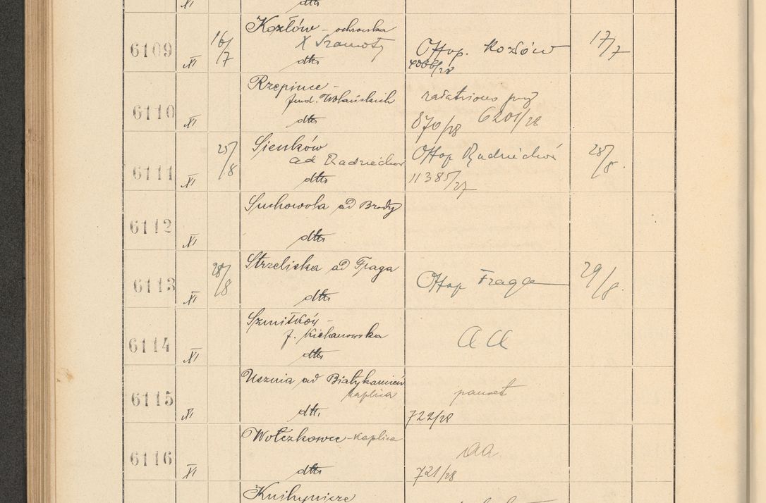 Zdjęcie nr 420 dla obiektu archiwalnego: Protocollum Consistorii lat. Leop. 1928