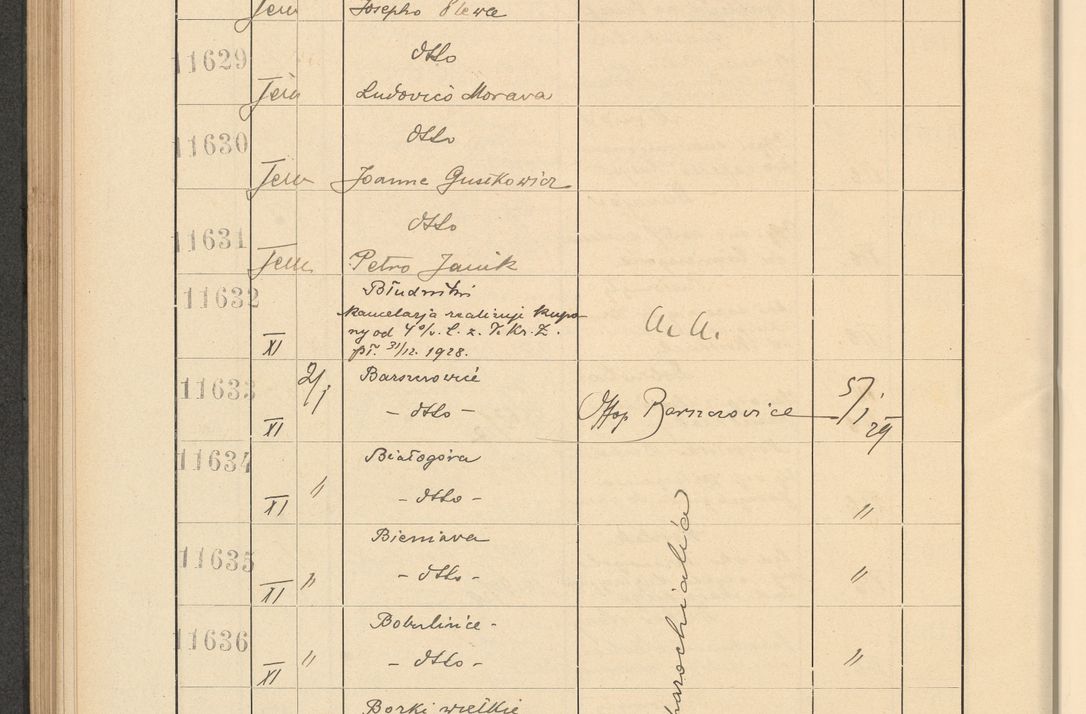 Zdjęcie nr 788 dla obiektu archiwalnego: Protocollum Consistorii lat. Leop. 1928