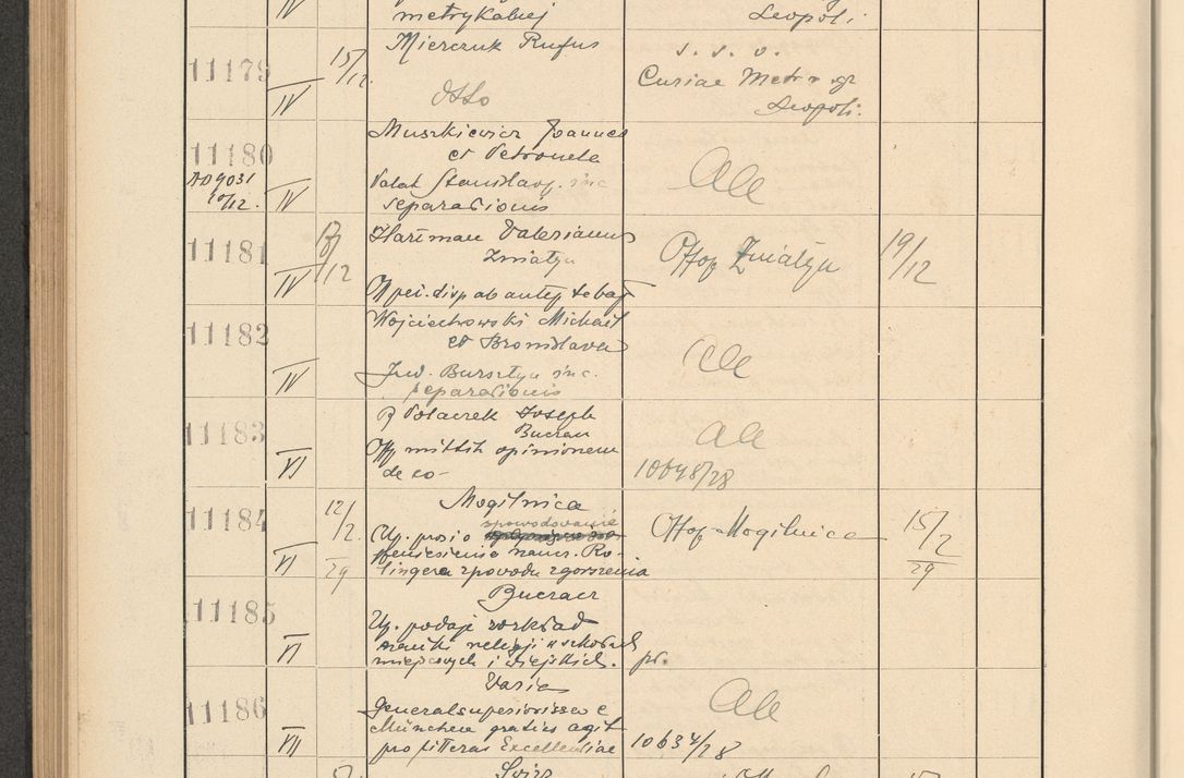 Zdjęcie nr 758 dla obiektu archiwalnego: Protocollum Consistorii lat. Leop. 1928