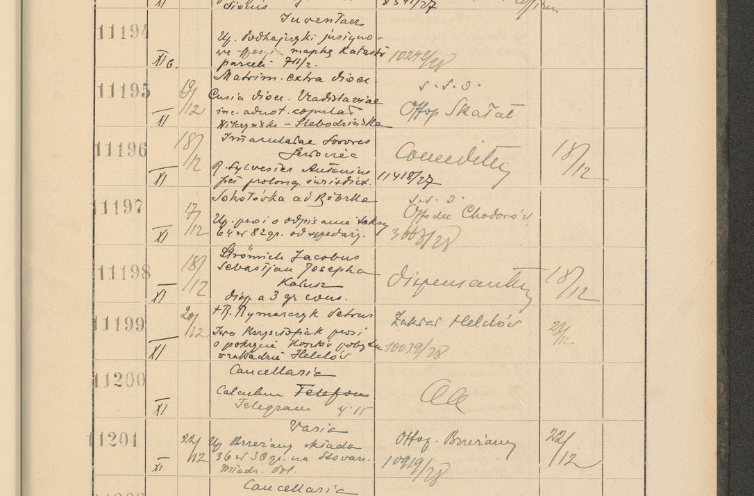 Zdjęcie nr 759 dla obiektu archiwalnego: Protocollum Consistorii lat. Leop. 1928