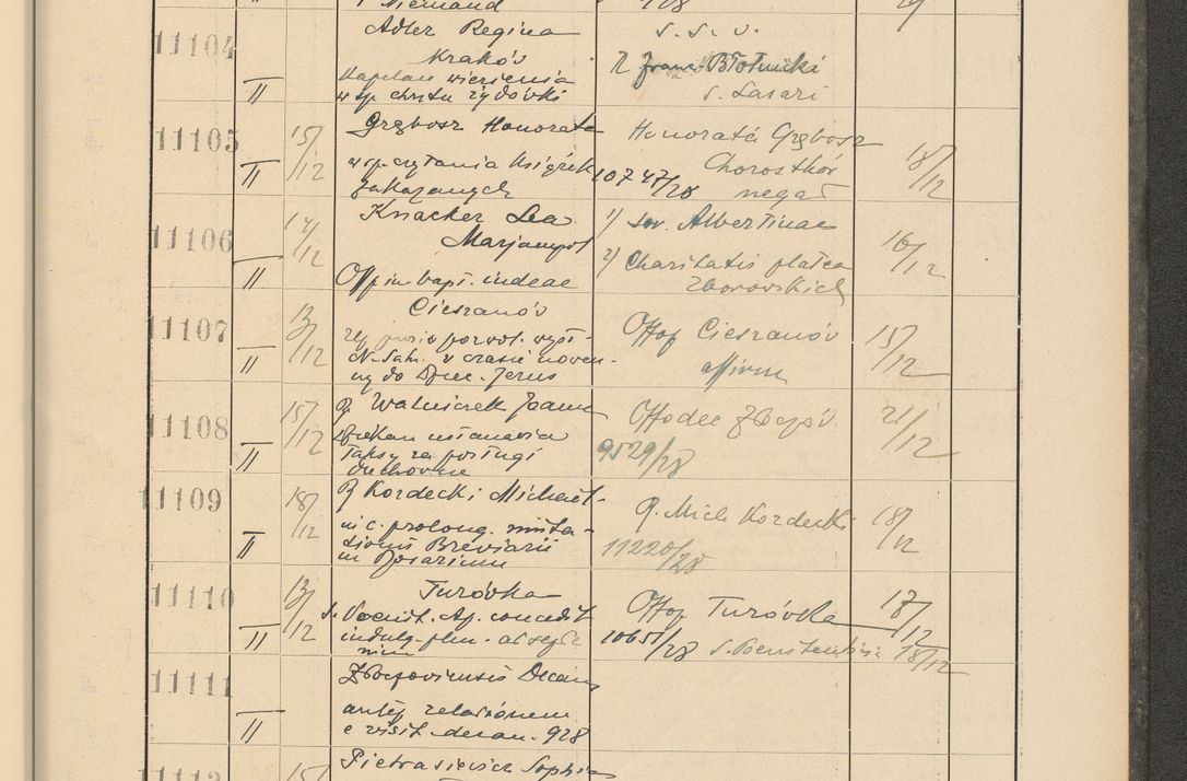 Zdjęcie nr 753 dla obiektu archiwalnego: Protocollum Consistorii lat. Leop. 1928
