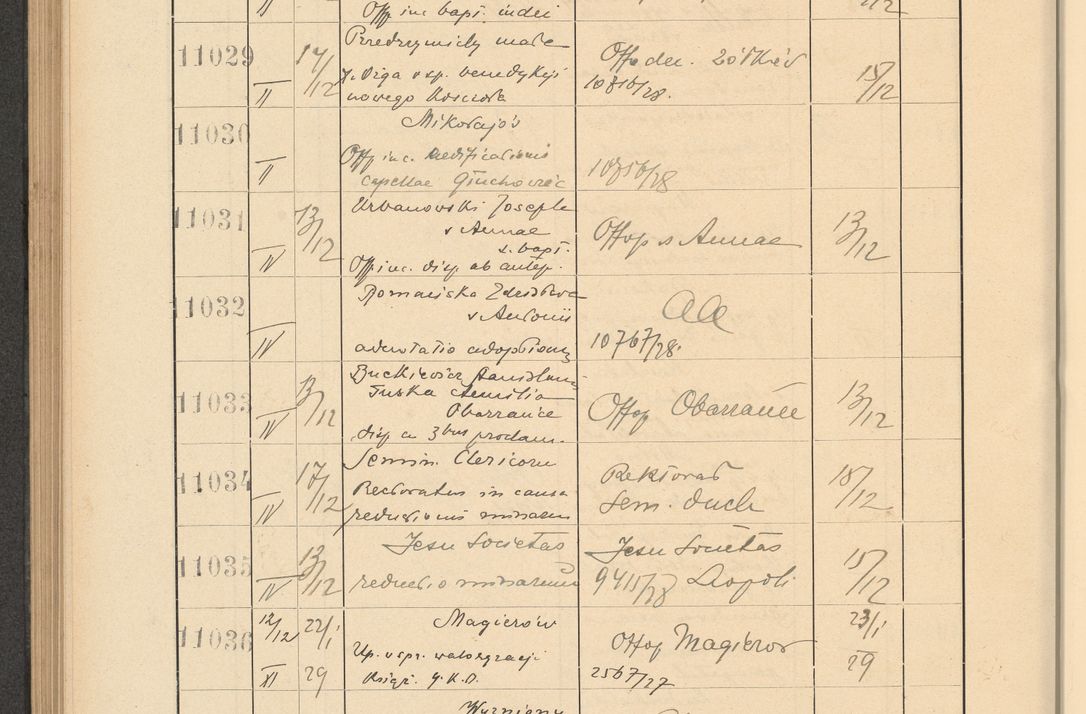 Zdjęcie nr 748 dla obiektu archiwalnego: Protocollum Consistorii lat. Leop. 1928