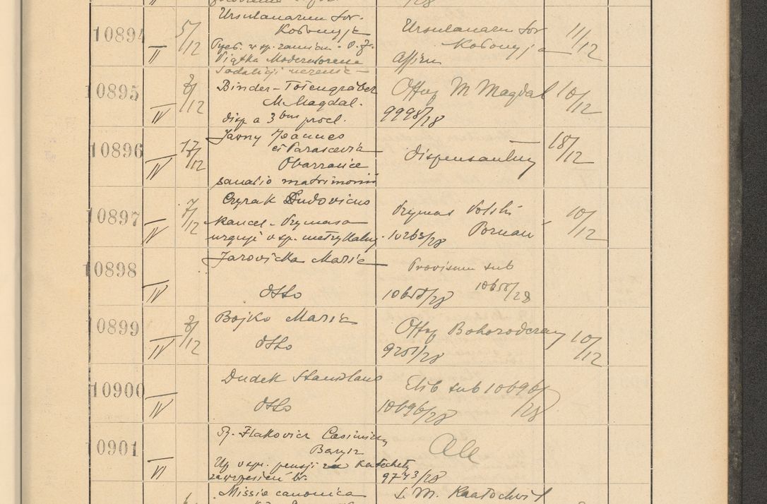 Zdjęcie nr 739 dla obiektu archiwalnego: Protocollum Consistorii lat. Leop. 1928