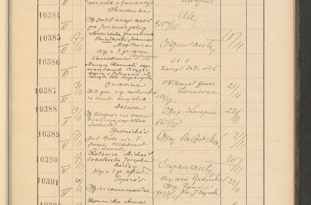 Zdjęcie nr 705 dla obiektu archiwalnego: Protocollum Consistorii lat. Leop. 1928