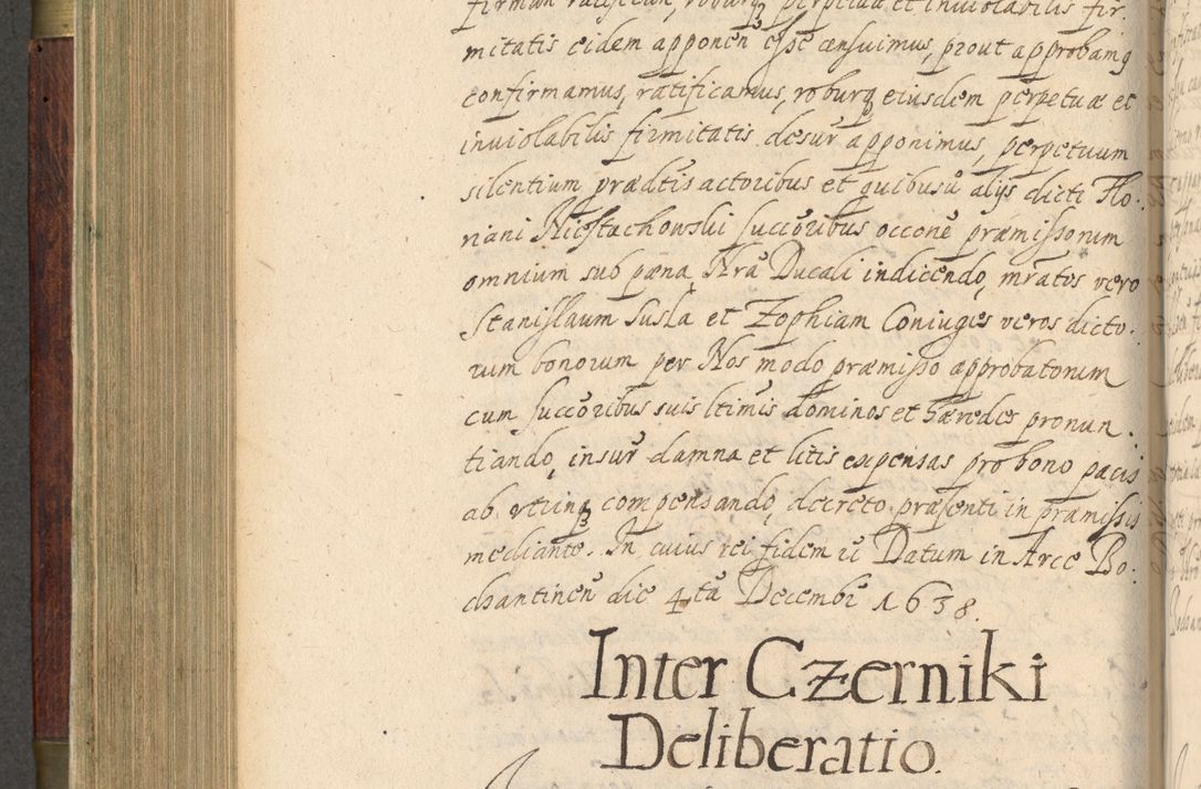 Zdjęcie nr 399 dla obiektu archiwalnego: Volumen IV. Acta saecularia episcopatus Cracoviensis annorum 1636 - 1641, tum et aliquot mensium secundi sub tempus R. D. Jacobi Zadzik, episcopi Cracoviensis, ducis Severiae conscripta