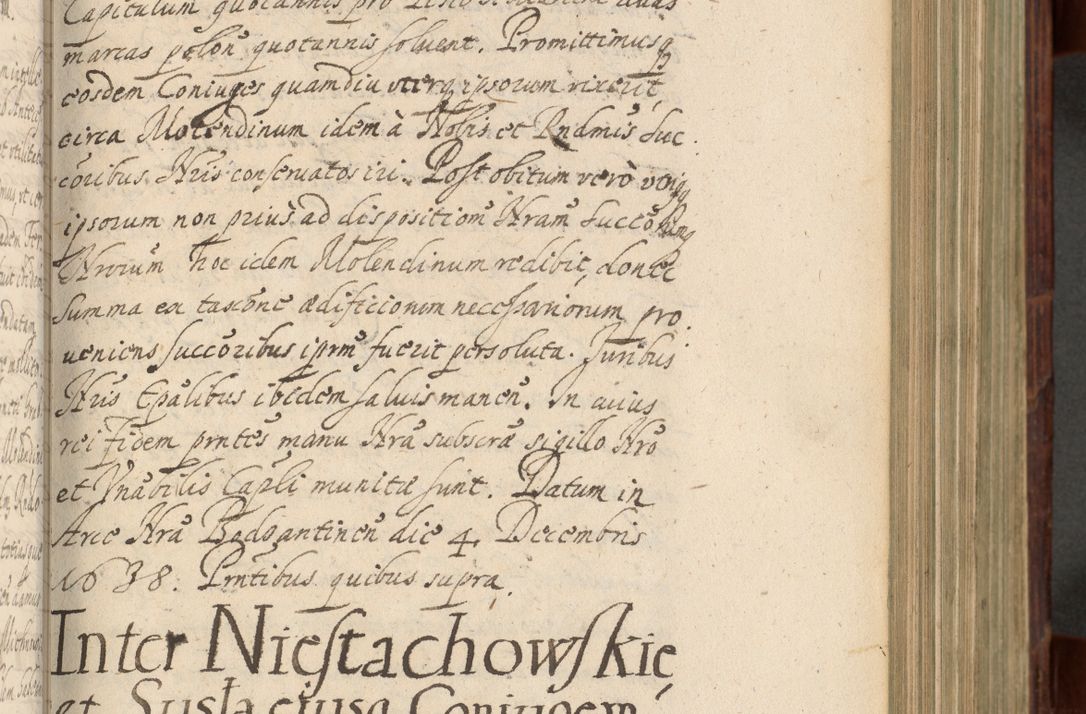 Zdjęcie nr 396 dla obiektu archiwalnego: Volumen IV. Acta saecularia episcopatus Cracoviensis annorum 1636 - 1641, tum et aliquot mensium secundi sub tempus R. D. Jacobi Zadzik, episcopi Cracoviensis, ducis Severiae conscripta