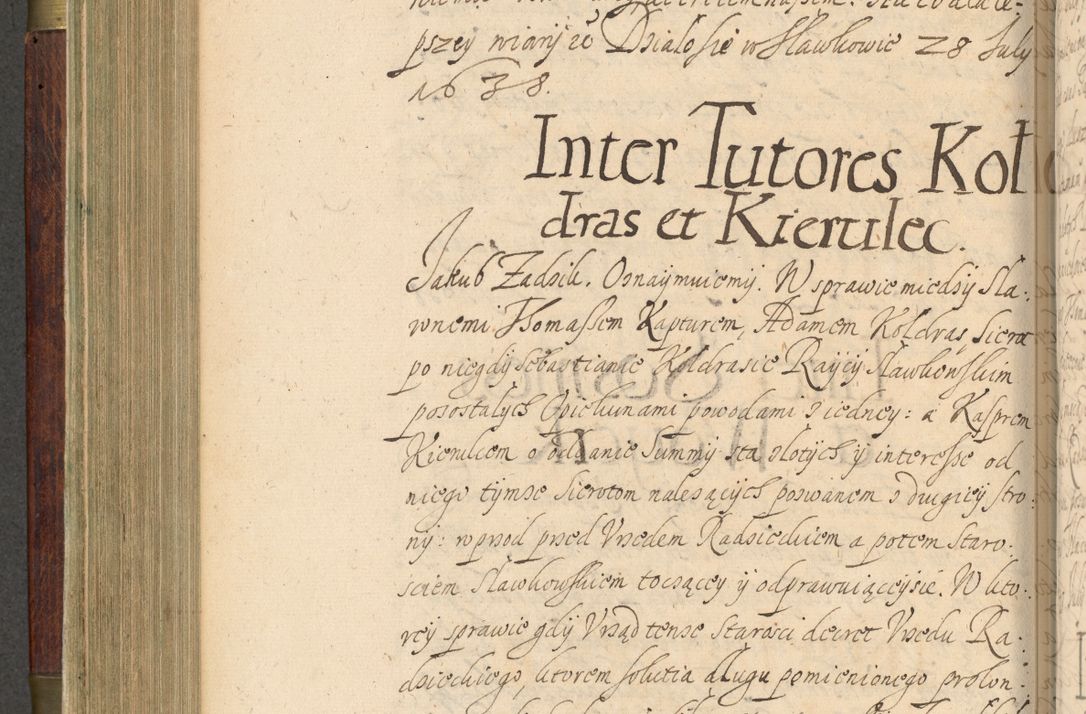 Zdjęcie nr 365 dla obiektu archiwalnego: Volumen IV. Acta saecularia episcopatus Cracoviensis annorum 1636 - 1641, tum et aliquot mensium secundi sub tempus R. D. Jacobi Zadzik, episcopi Cracoviensis, ducis Severiae conscripta
